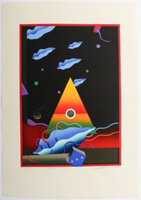 Akira Kurosaki (Japanese, 1937-2019) Melancholy, Woodblock Print