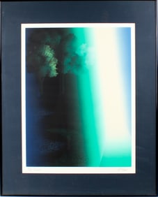 Yoshinori Yuse (Japanese, B. 1947) Oasis, Signed Serigraph