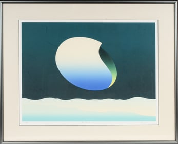 Koichi Ogawa (Japanese, B. 1950) Signed Modernist Serigraph