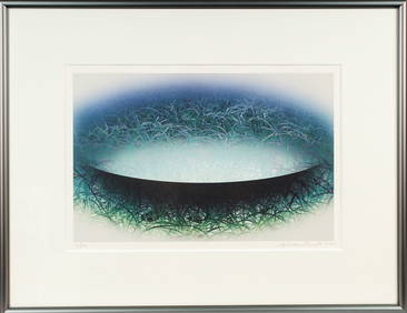 Susumu Endo (Japanese, 1933-2024) Signed Modernist Lithograph (1 of 5)