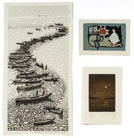 Gihachiro Okuyama (Japanese, 1907-1981) 1964 Woodblock, Yoseido Gallery Etc.