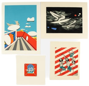 Japanese Woodblock Prints Incl. Yoko Tanaka, Ken Kusaka, Nakayama