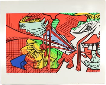 Ushio Shinohara (Japanese, B. 1932) Signed & Numbered Screenprint 'Oiran' Series