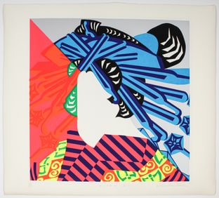 Ushio Shinohara (Japanese, B. 1932) Oiran 2, Signed & Numbered Serigraph