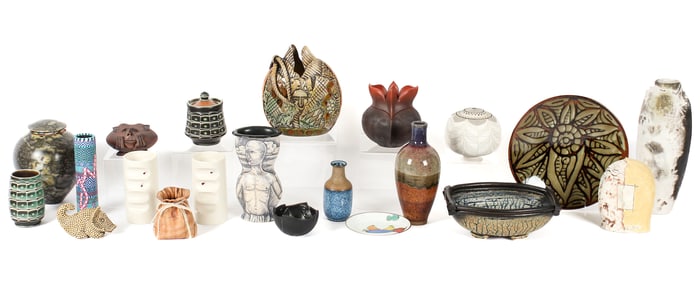Studio Art Pottery, Sharon Brush, Markiewicz, Kleckner, Etc.