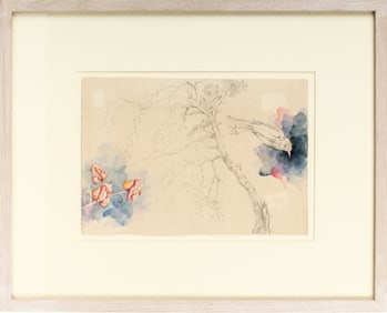 Paolo Colombo (Italian, B. 1949) Watercolor and Graphite Drawing