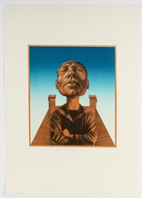Rudolf Hausner (Austrian, 1914-1995) Adam Sicher, Signed Lithograph