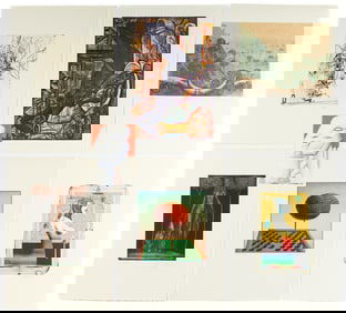 Signed Prints Incl. Horst Janssen, Rudolf Hausner, Paul Wunderlich, Etc.