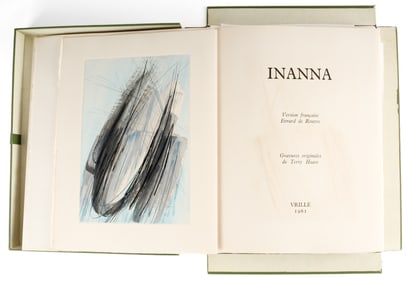 Terry Haass (Czech, 1923-2016), Folio / Book, Inanna, Signed Original Etchings 1961