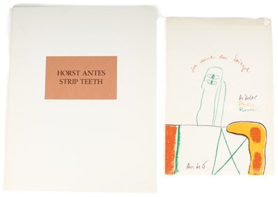 Horst Antes, Two Books, Strip Teeth and Geh Durch den Spiegel