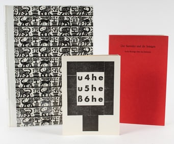 Hap Grieshaber Books, Der Grosse Garten, Poesia Typogrphica, Der Sammler und die Seinigen