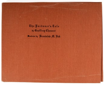 Geoffrey Chaucer, The Pardoner's Tale: Woodcuts by Bronislaw M. Bak 1966