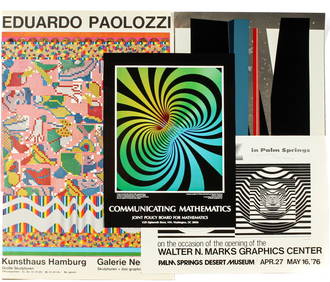 Three Posters, Graphic Design Etc. E. Paolozzi, Leo Maranz, Banchoff (1 of 3)