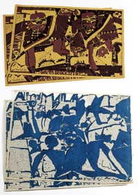 Horst Janssen (German, 1929-1995) Four Signed Color Lithographs