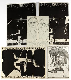 Horst Janssen (German, 1929-1995) Signed Lithograph Posters, Brockstedt Etc.