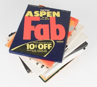 Aspen Magazine Nos. 1-9, Andy Warhol Fab Issue, Etc.