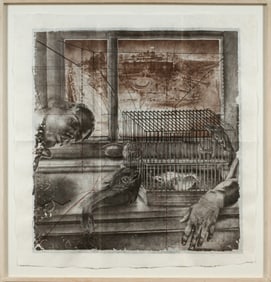 Anthony Petr-Gorny, Magpie Caliper, Signed Lithograph