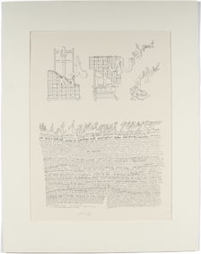 Mary Bauermeister (German, 1934-2023) The Art Investment Report, Signed & Numbered Lithograph