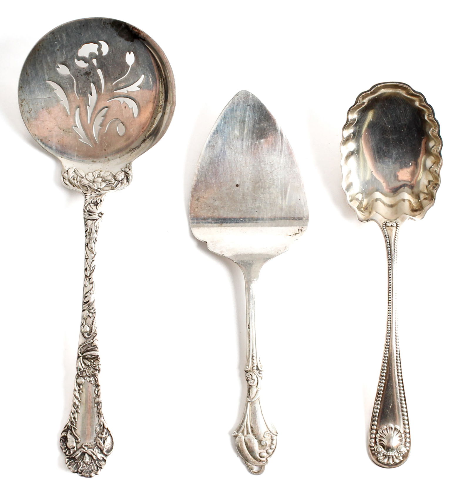 Group of Three Sterling Silver Serving Pieces (1 of 7)