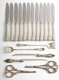 Sterling Handled Flatware Incl. Amston, Towle