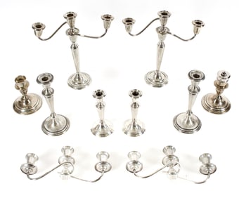 Sterling Weighted Candle Holders