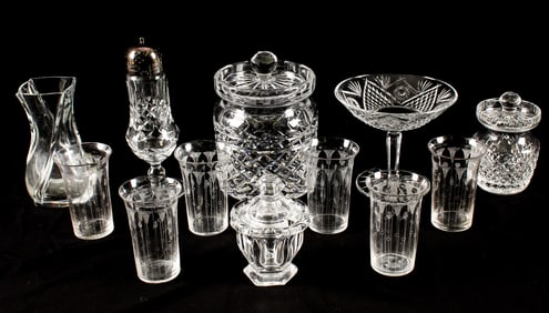 Crystal & Glass Incl. Baccarat, Waterford, Dorflinger