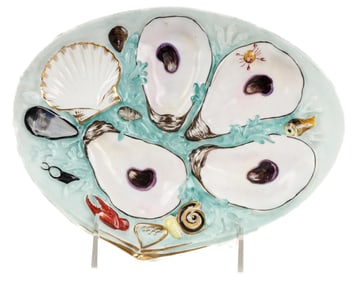 Union Porcelain Works Oyster Plate