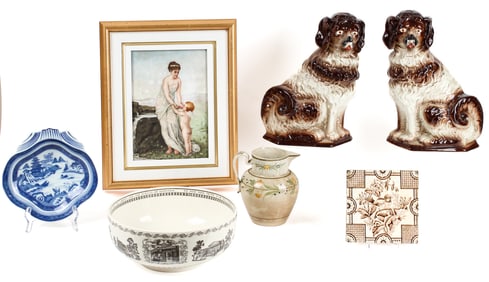 Estate Decorative Arts Incl. Porcelain & Ceramics
