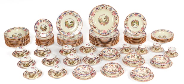 Copeland Spode Gobelin Porcelain Part Dinner Service