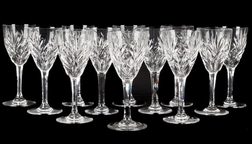 St. Louis Crystal Chantilly Claret Wine Glasses