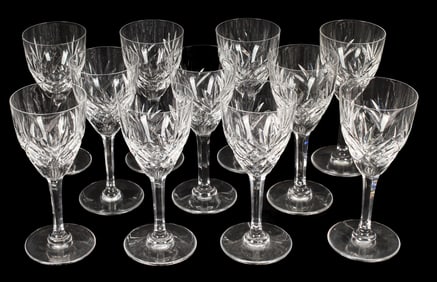 St. Louis Crystal Chantilly Water Goblets