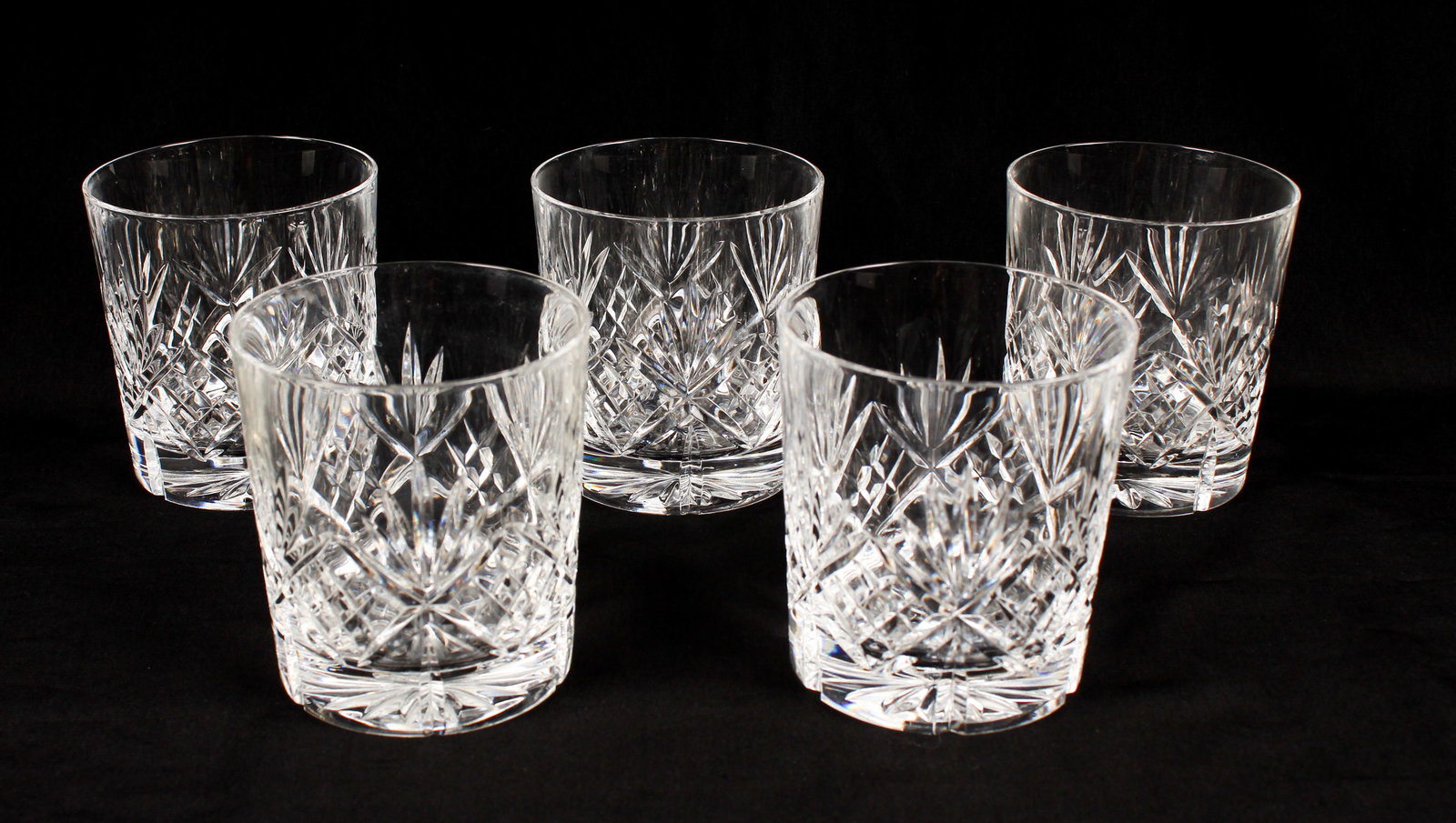 Tiffany Cut Crystal Newport Double Old Fashioned Glasses (1 of 3)