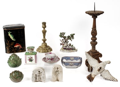 Estate Group of Continental Antiques & Decorative Arts