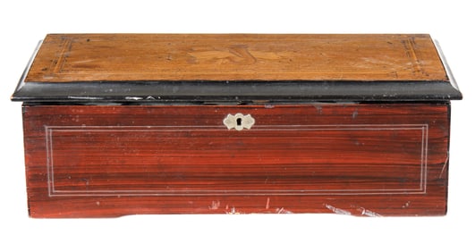 Inlaid Swiss Music Box