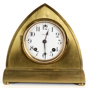 Ansonia Brass Beehive Mantle Clock