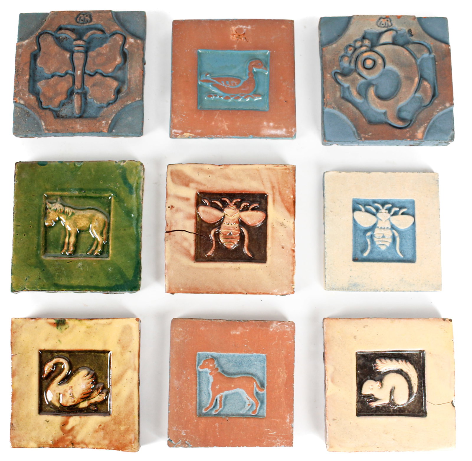 Mercer Moravian Pottery Animal Art Tiles (1 of 7)