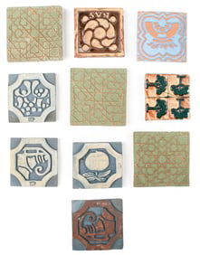 Mercer Moravian Pottery Art Tiles