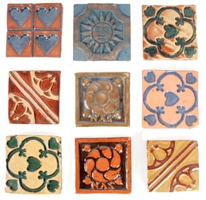 Mercer Moravian Pottery Art Tiles