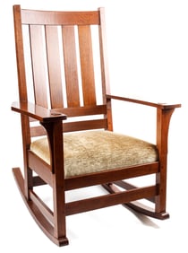 Stickley Oak Rocking Chair