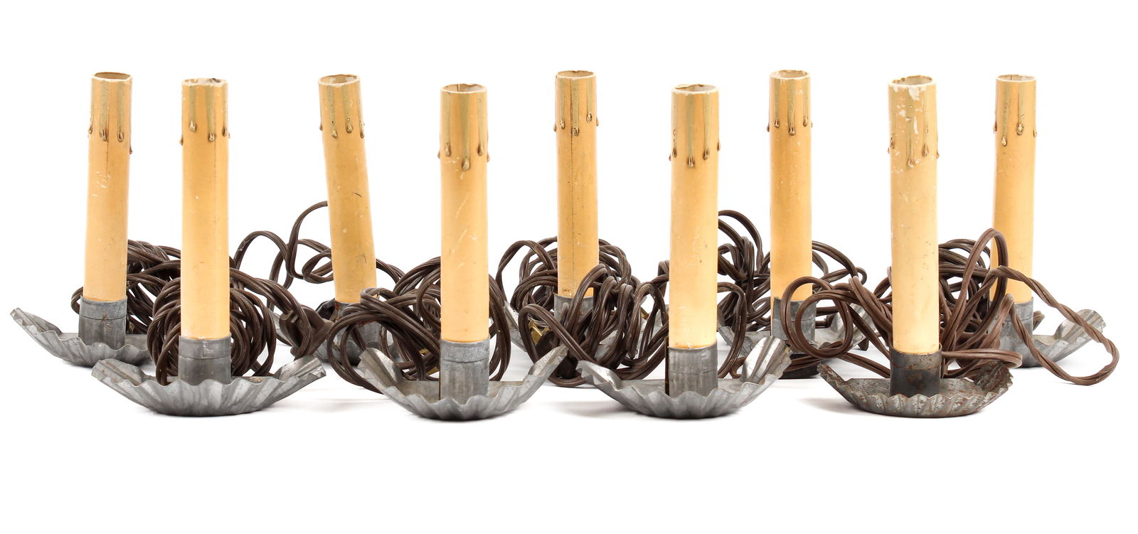 David Claggett, Nine Tinware Candle Holders (1 of 4)