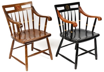 Two Nichols and Stone Harvard Collegiate Armchairs