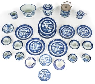 Mottahedeh Vista Alegre Blue Canton Porcelain