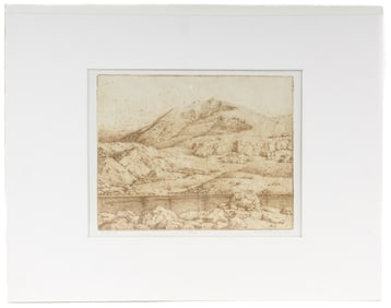 Gillian Pederson-Krag (American, B. 1938) Welsh Landscape, Signed Etching