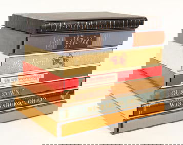 Limited Editions Club American Literature Incl. Mark Twain, John Steinbeck, Etc.