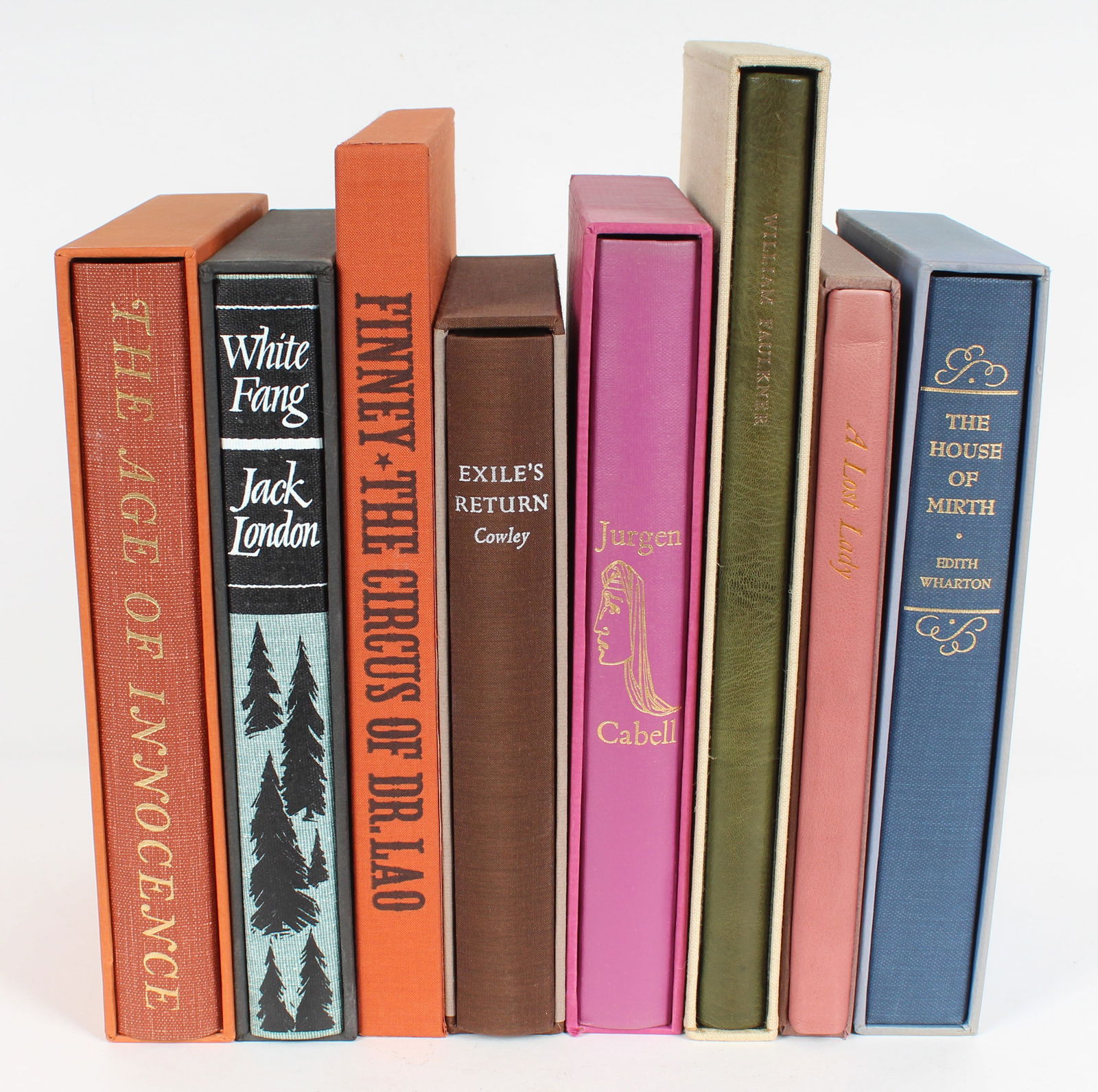 Limited Editions Club American Literature Incl. Edith Wharton, Jack London (1 of 5)