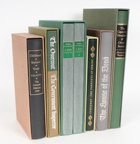 Limited Editions Club Russian Literature Incl. Leo Tolstoy, Ivan Turgenev, Fyodor Dostoevksy