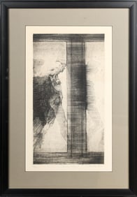 Noyes Capehart (American, B. 1933) Two Surreal Etchings, Etc.