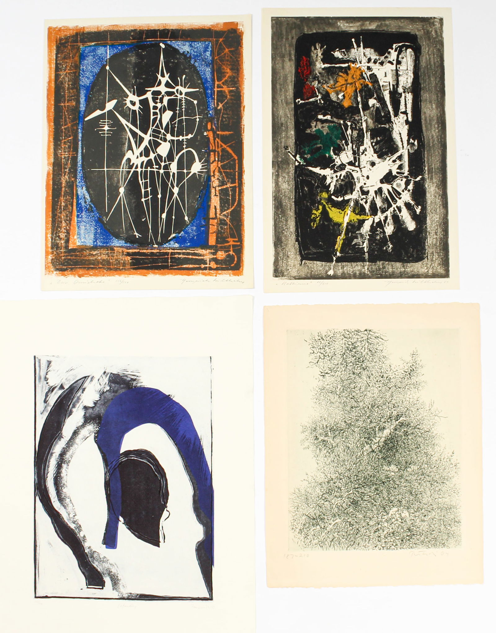 Modernist Prints Incl. Gabor Peterdi, Heinrich Wilthelm (1 of 10)