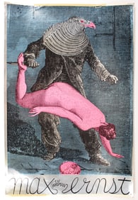 Martin Sharp, Max "The Birdman" Ernst, Lithographic Poster
