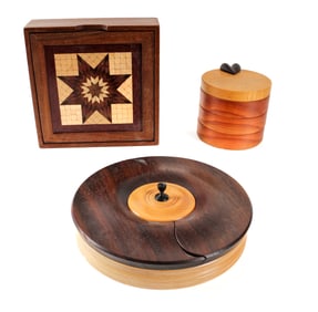 Studio Craft Wood Items Incl. Lorenzo Freccia